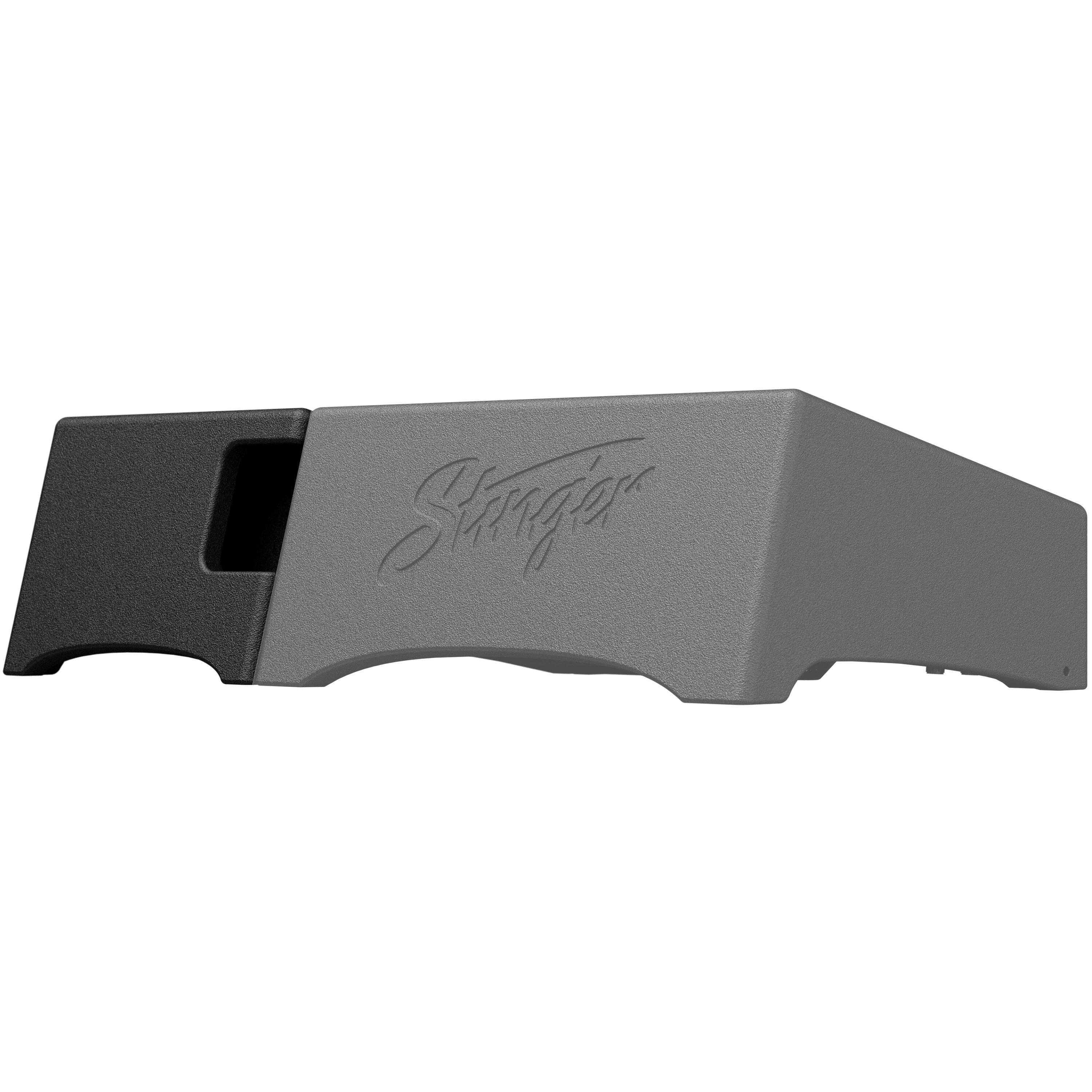 Alt View 21. AudioControl - Add-On Extension Port for 10” Dual-Voice-Coil 2-Ohm Loaded Subwoofer Enclosure - Black.