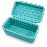 CASEMATIX - Travel Case Fits JBL Flip 7 Portable Bluetooth Speaker, EVA Hard Shell Protection, Carry Handle, Case Only - Turquoise