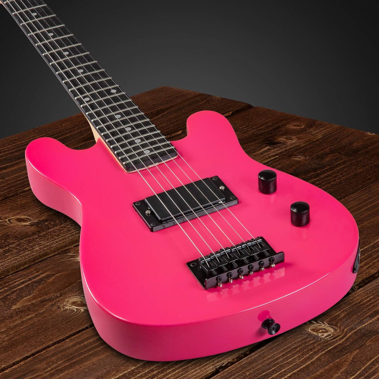 Alt View 3. Lyxpro - Electric Guitar Kit, 30” Electric Guitar with Amp & Electric Guitar Accessories - Pink.