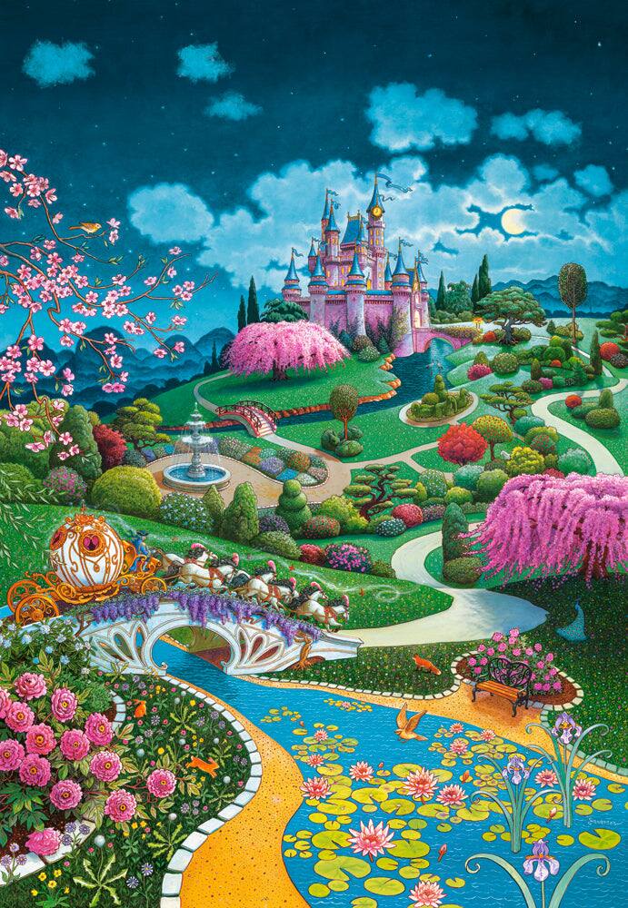 1000 Piece Jigsaw Puzzles, Cinderella's Castle, Fairytale scenery