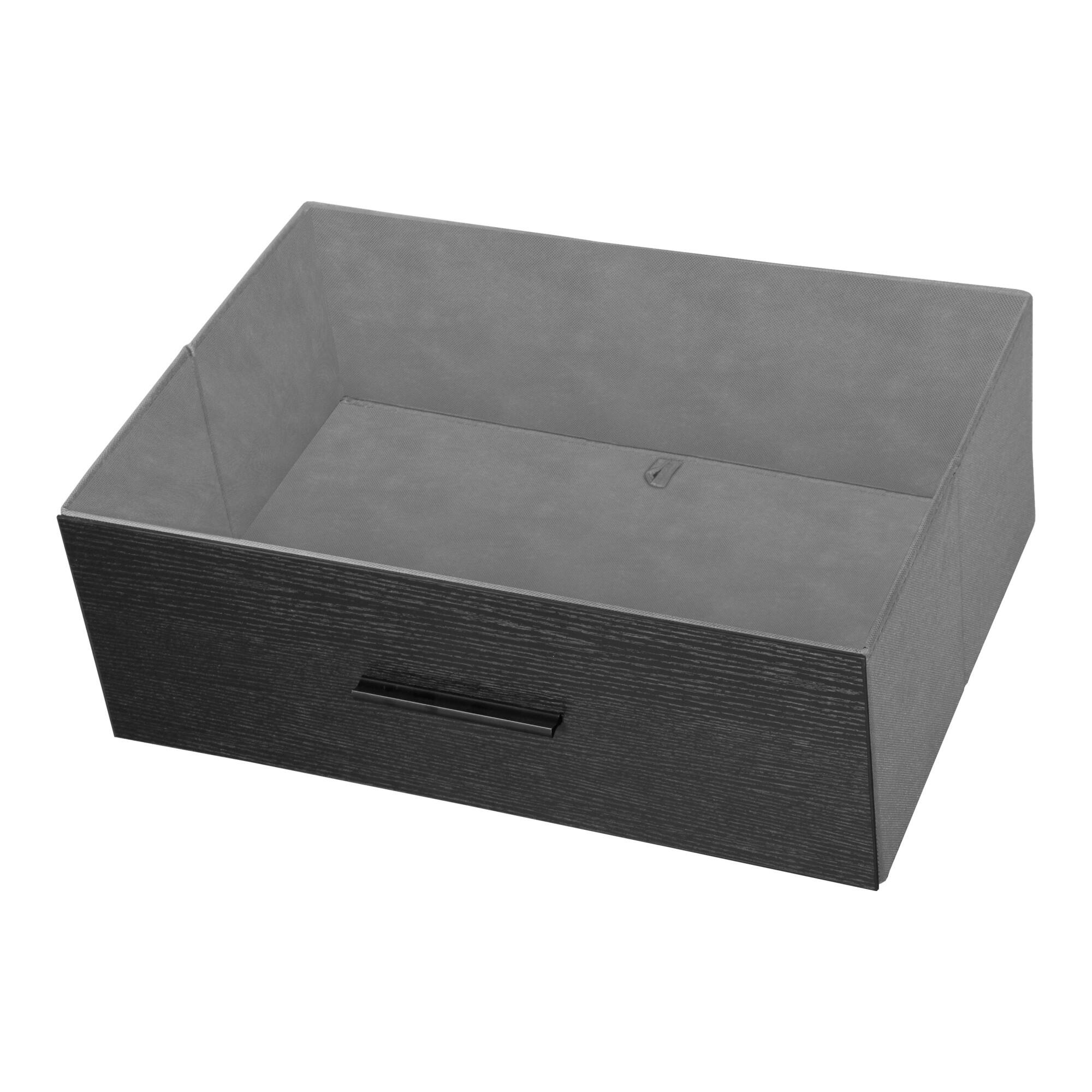 Alt View 5. GOODSILO - 8-Drawer Fabric Storage Dresser with Spacious Compartments and Sturdy Wooden Top - Black.