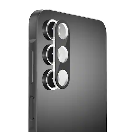 Front. FDN - FDN Tempered Glass Lens Protector for Samsung Galaxy A16 5G - Black - Clear.