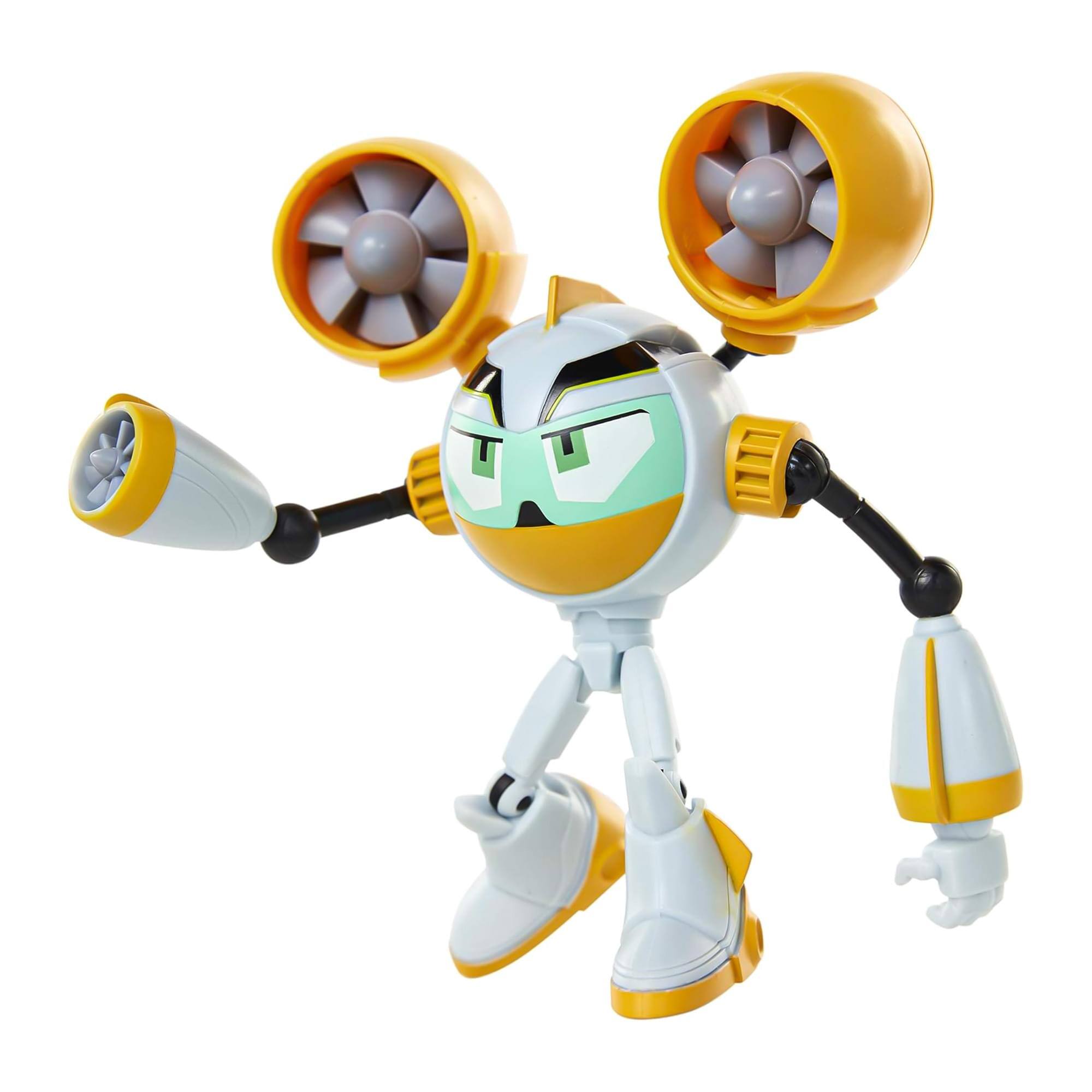Alt View 10. Jakks Pacific - Mega Man: Fully Charged 5 Inch Action Figure | Air Man - White.