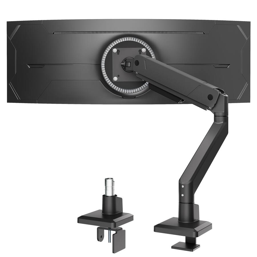 Base Assembly For Monitor Cedar Assembly Single Monitor Arm For Max Ultrawide Screens Adjustable ...