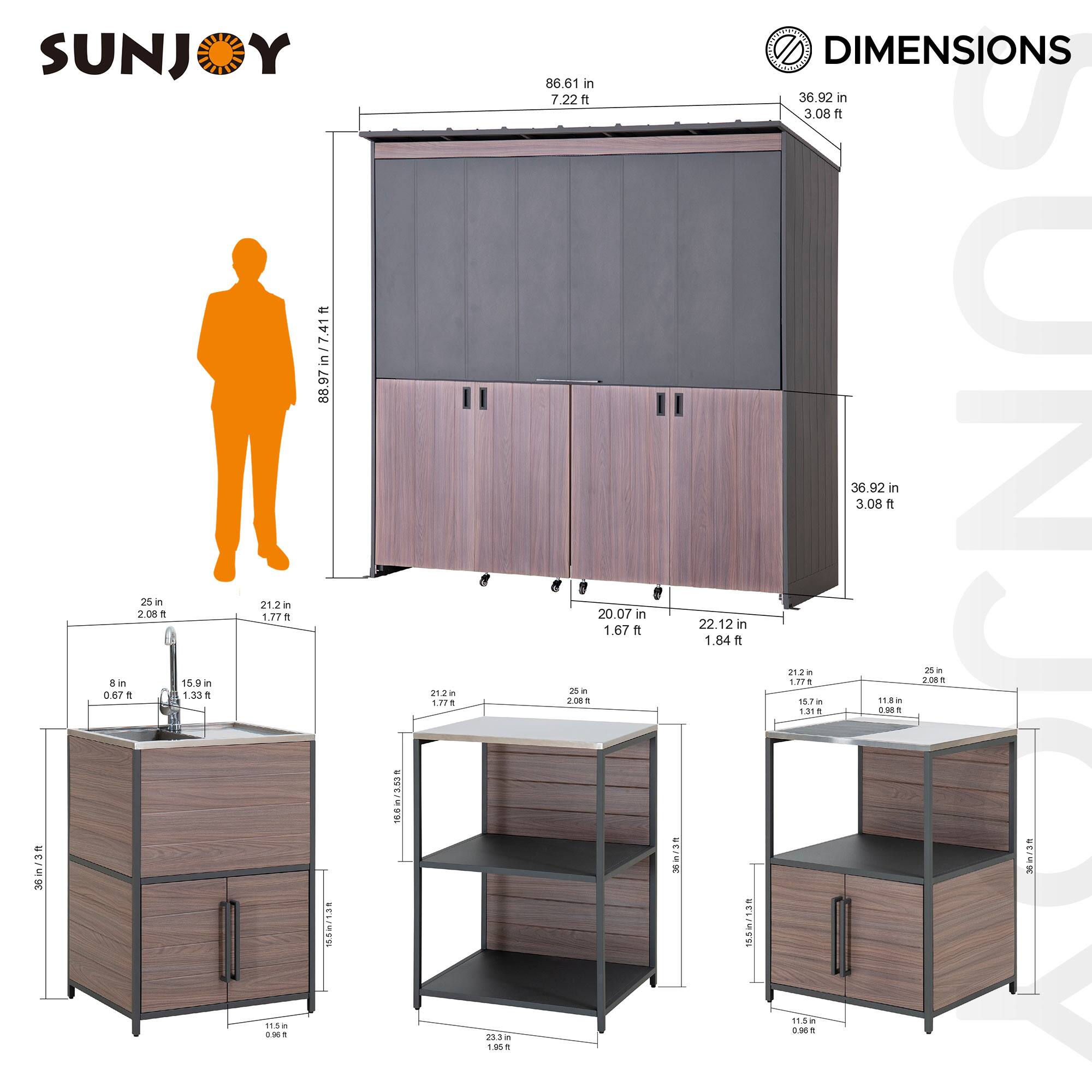 SUNJOY

88.97 in / 7.41 ft

25 in

21.2 in

1.77 in

15.9 in

1550

11 m

100/2328

21.2 m

NUR

233 m

100 m

86.61 in

7.22 ft

20.07 in

1.67

25 in

200

DIMENSIONS

36.92 in

3.08 ft

22.12 in

1.84 ft

21.2 in

1.77 in

15.7 m

36.92 in

3.08 ft

200

PONJT

155 m / 15

155.0
