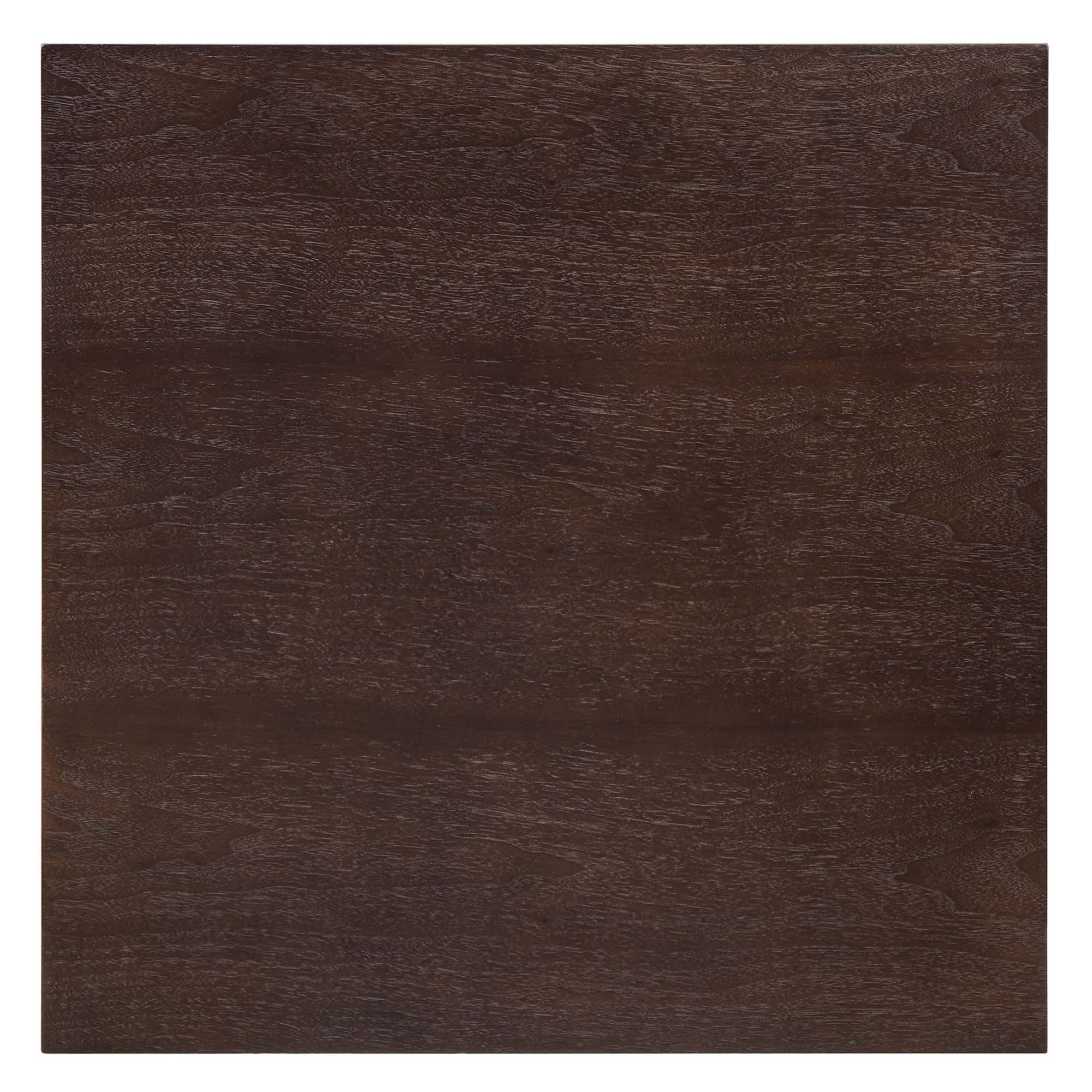 Alt View 1. Modway - Verne 24" Square Dining Table by Modway - Gold Cherry Walnut.