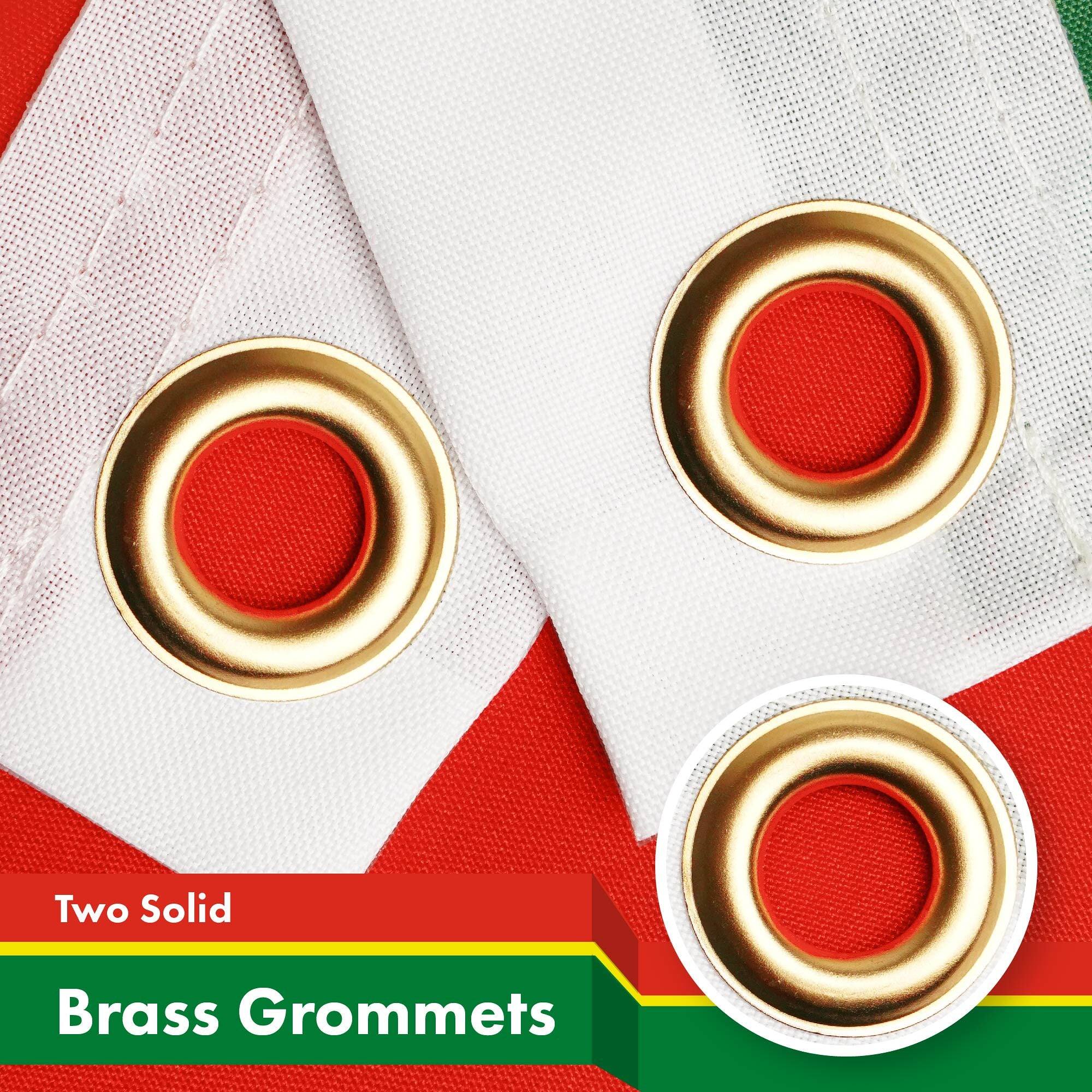 Two Solid Brass Grommets