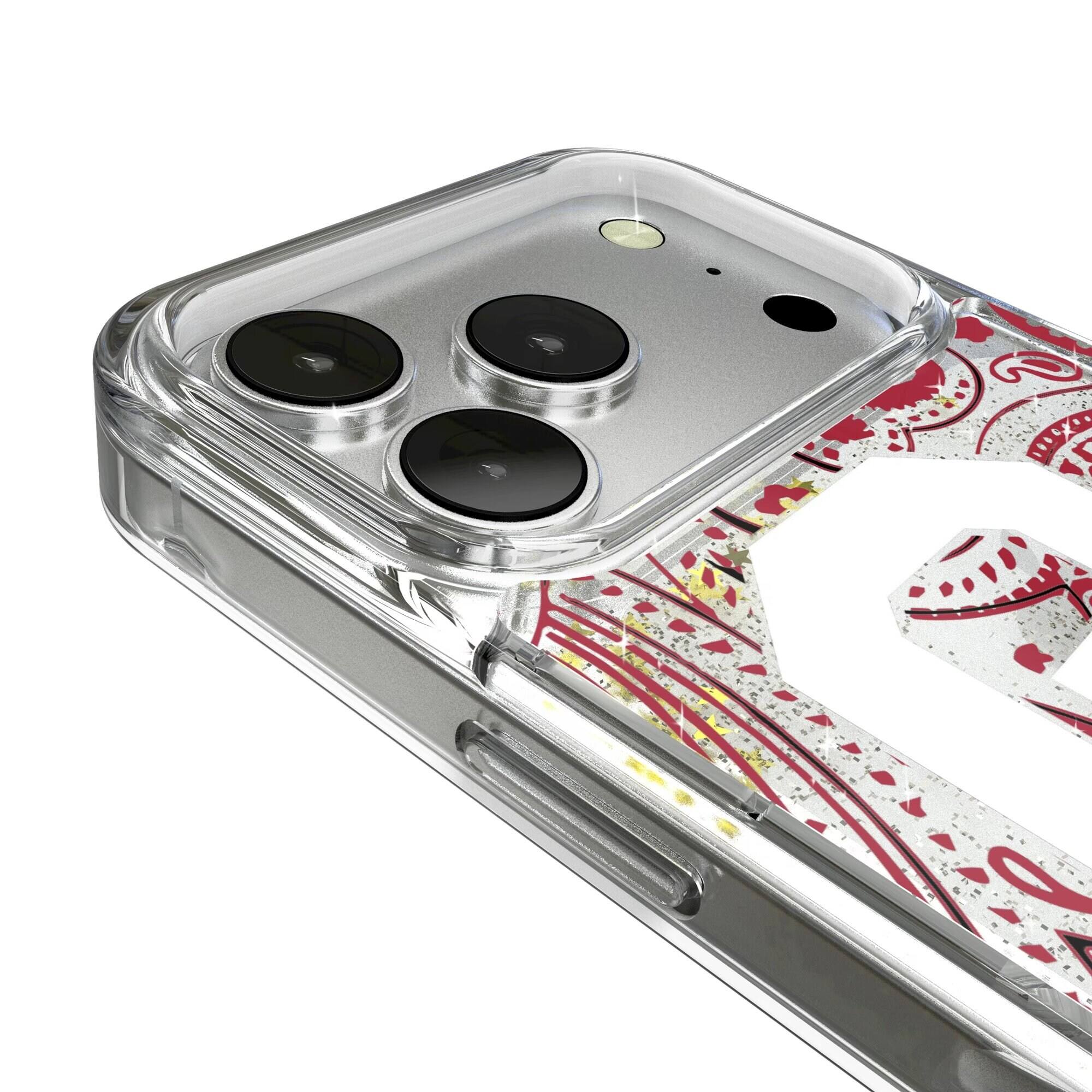 Alt View 2. Keyscaper - Oklahoma Sooners iPhone Glitter Paisley Design Case - 15 - Multicolor.