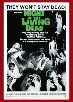 Front. Night Of The Living Dead - DVD.