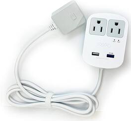 SWadAPt Type B Attachment with 6 ft Extension Cord - Works with Ceptics SWadAPt Compatible Devices - White