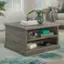 Alt View 11. Sauder - Aspen Post Coffee Table Peb Pin - Pebble Pine.