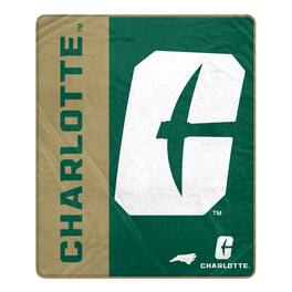 Pegasus - Charlotte 49ers 50" x 60" Endzone Ultra Soft Throw Blanket - Multicolor