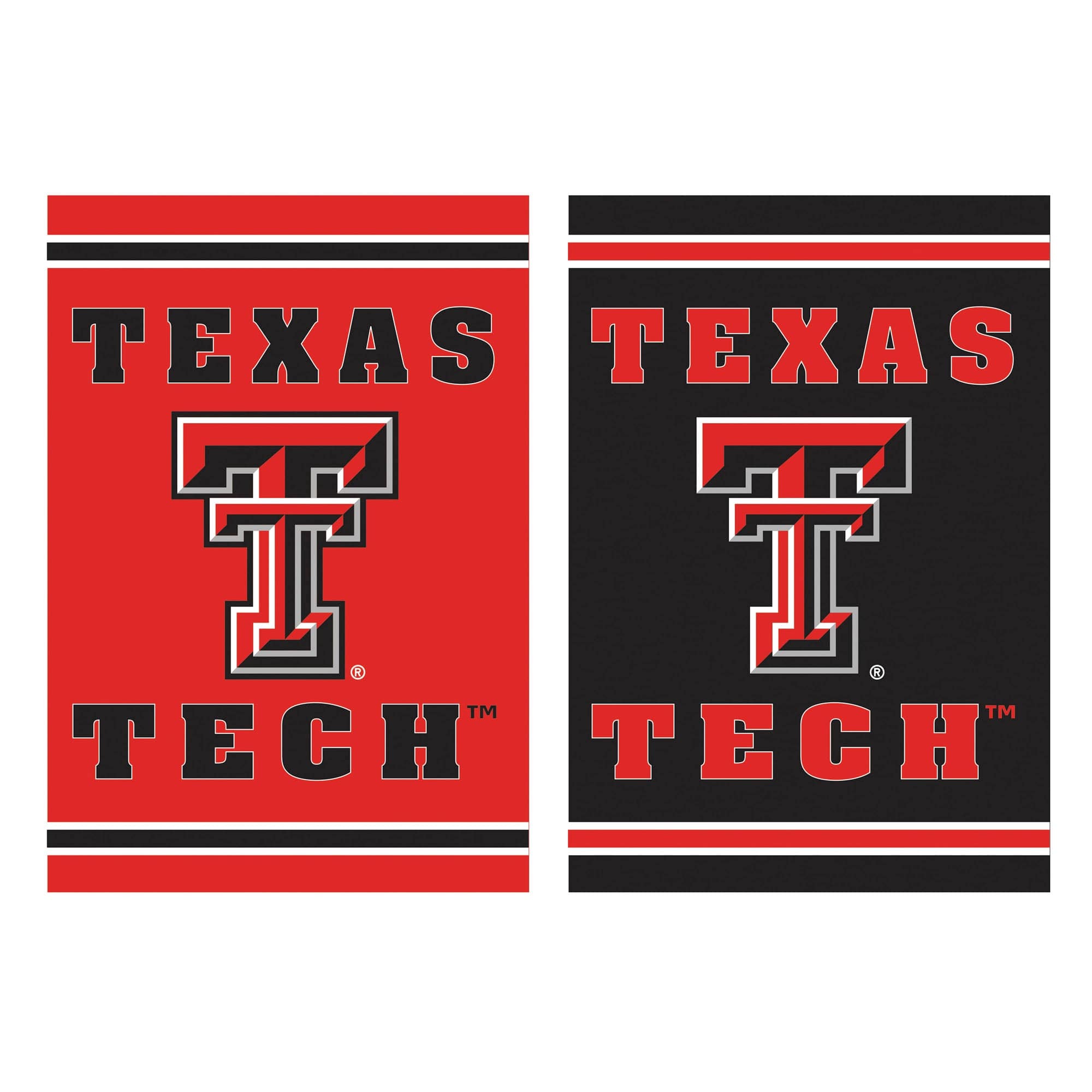 Evergreen Enterprises - Texas Tech Red Raiders 12.5" x 18" Double-Sided Embossed Suede Garden Flag - Multicolor