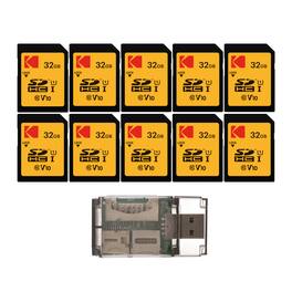 Kodak - 32GB Class 10 UHS-I U1 SDHC Memory Card (10-Pack) Bundle