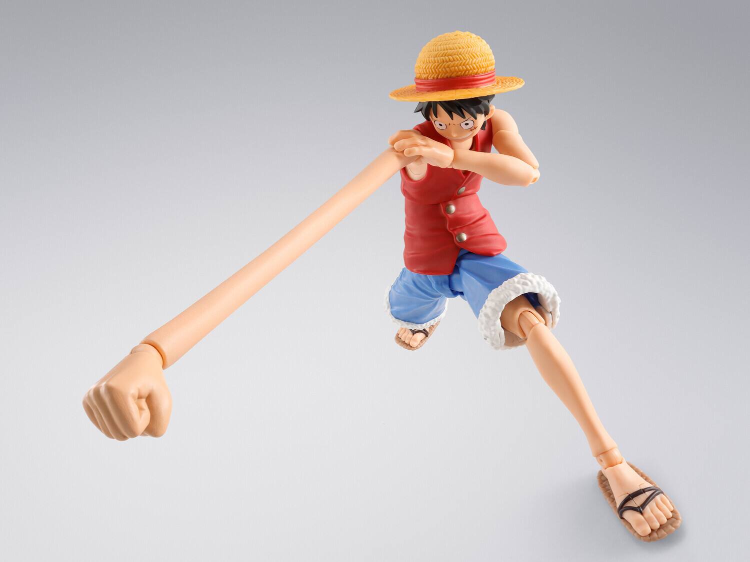 Alt View 4. Bandai - Tamashii Nations - One Piece - S.H.Figuarts - Monkey D. Luffy -ROMANCE DAWN- Gum-Gum OPTION PARTS - Collectibles - Multicolor.