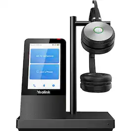 Yealink - WH66 Dual UC Headset - Stereo - Wireless - DECT CAT-iq - 524.9 ft - 32 Ohm - 20 Hz to 10 kHz - Over-the-head - Unknown