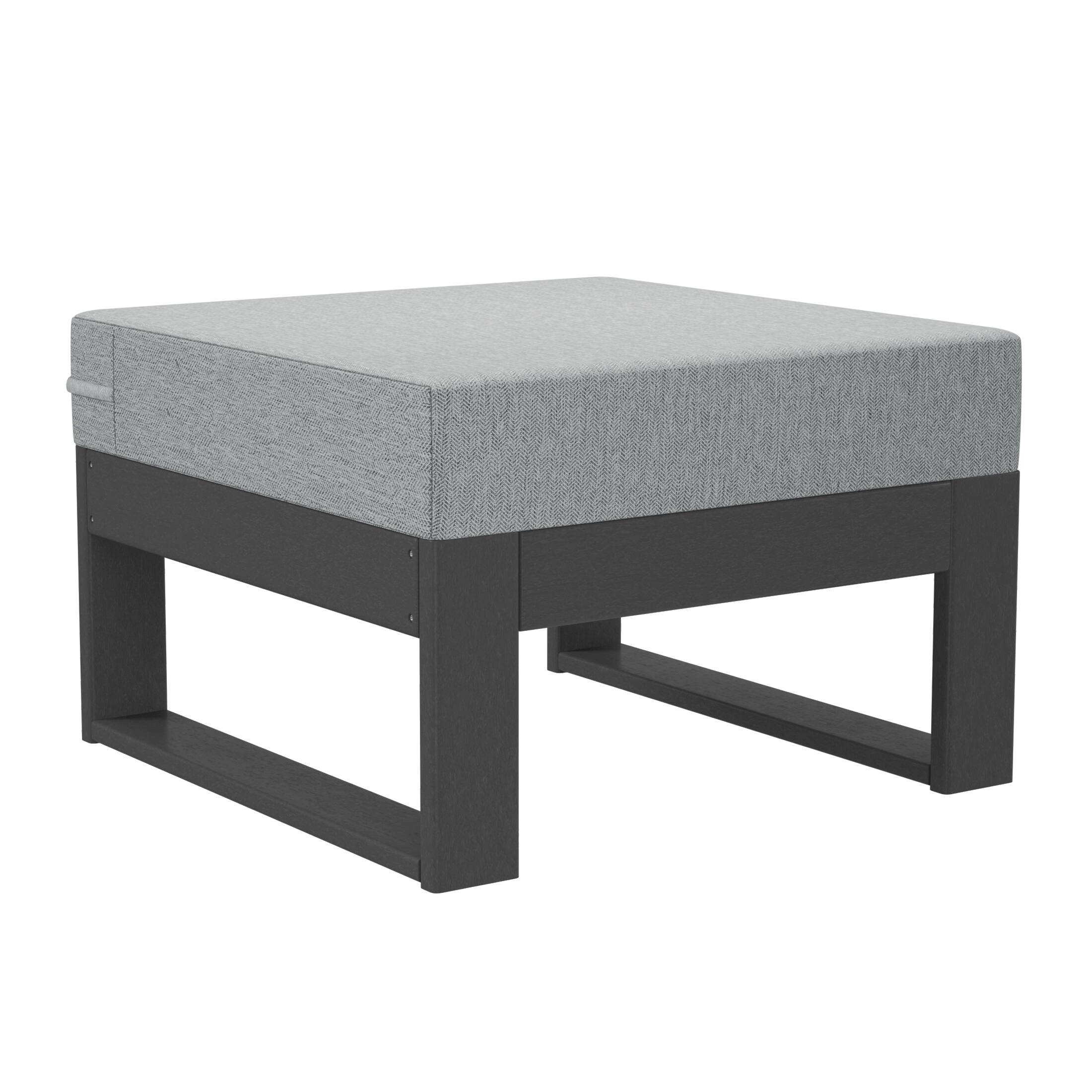 Alt View 3. WestinTrends - WestinTrends Montara 5-piece Outdoor Sectional Modular Patio Furniture Sofa Set - Light Gray.