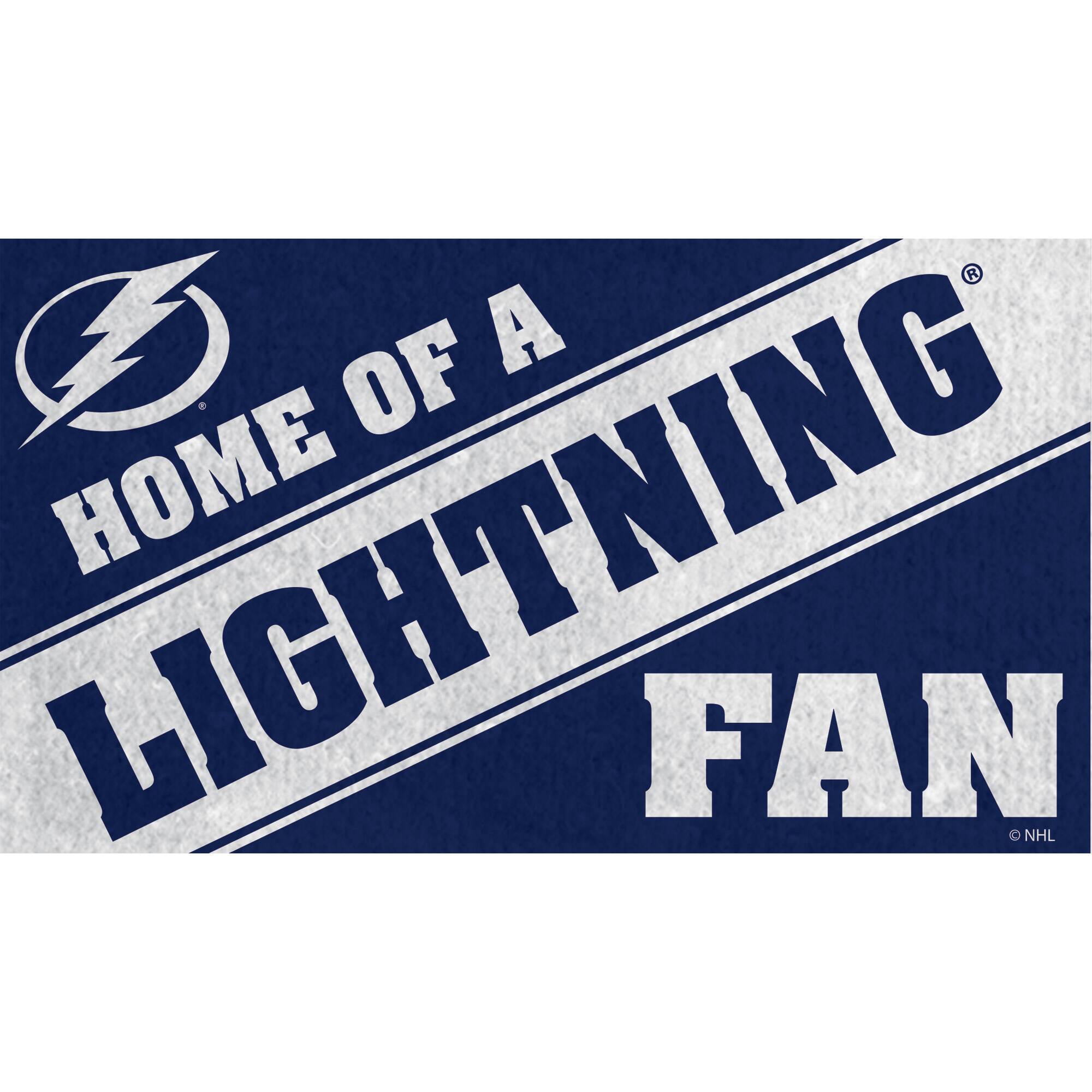 Evergreen Enterprises - Tampa Bay Lightning 18" x 30" Team Turf Mat - Multicolor