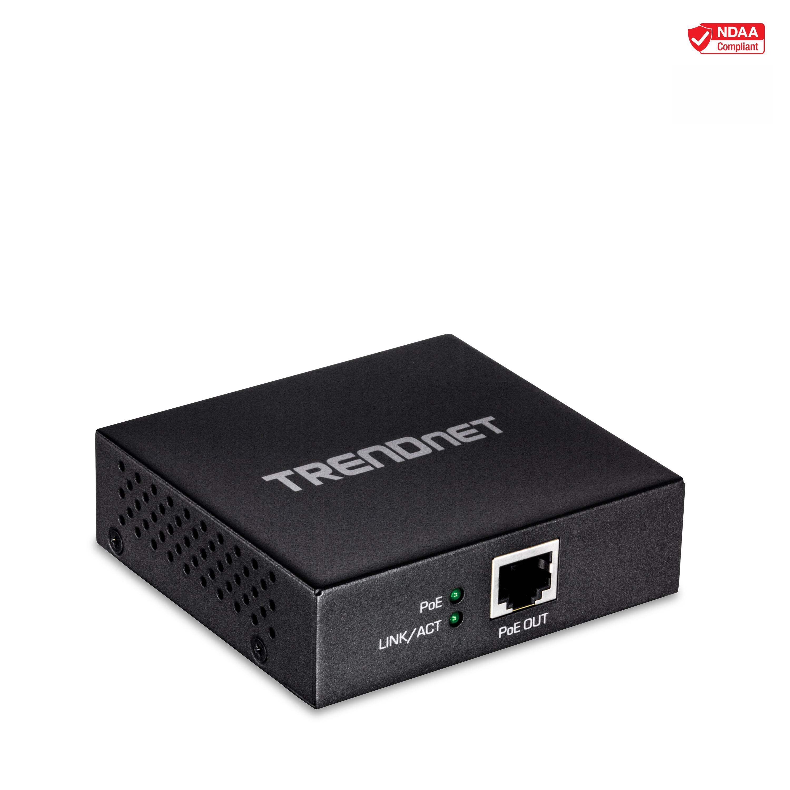 NDAA Compliant

TRENDNET PoE PoE OUT LINK/ACT