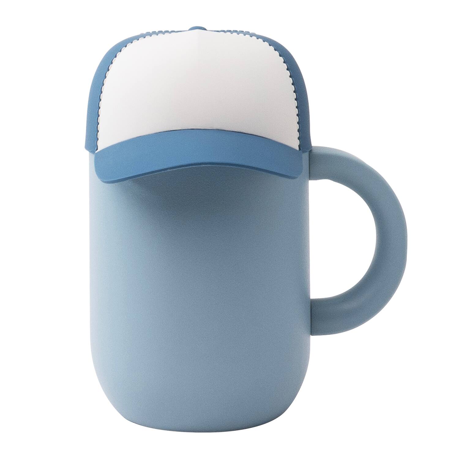 Back. Asobu - 13-Oz Happy Hat Insulated Mug - Blue.