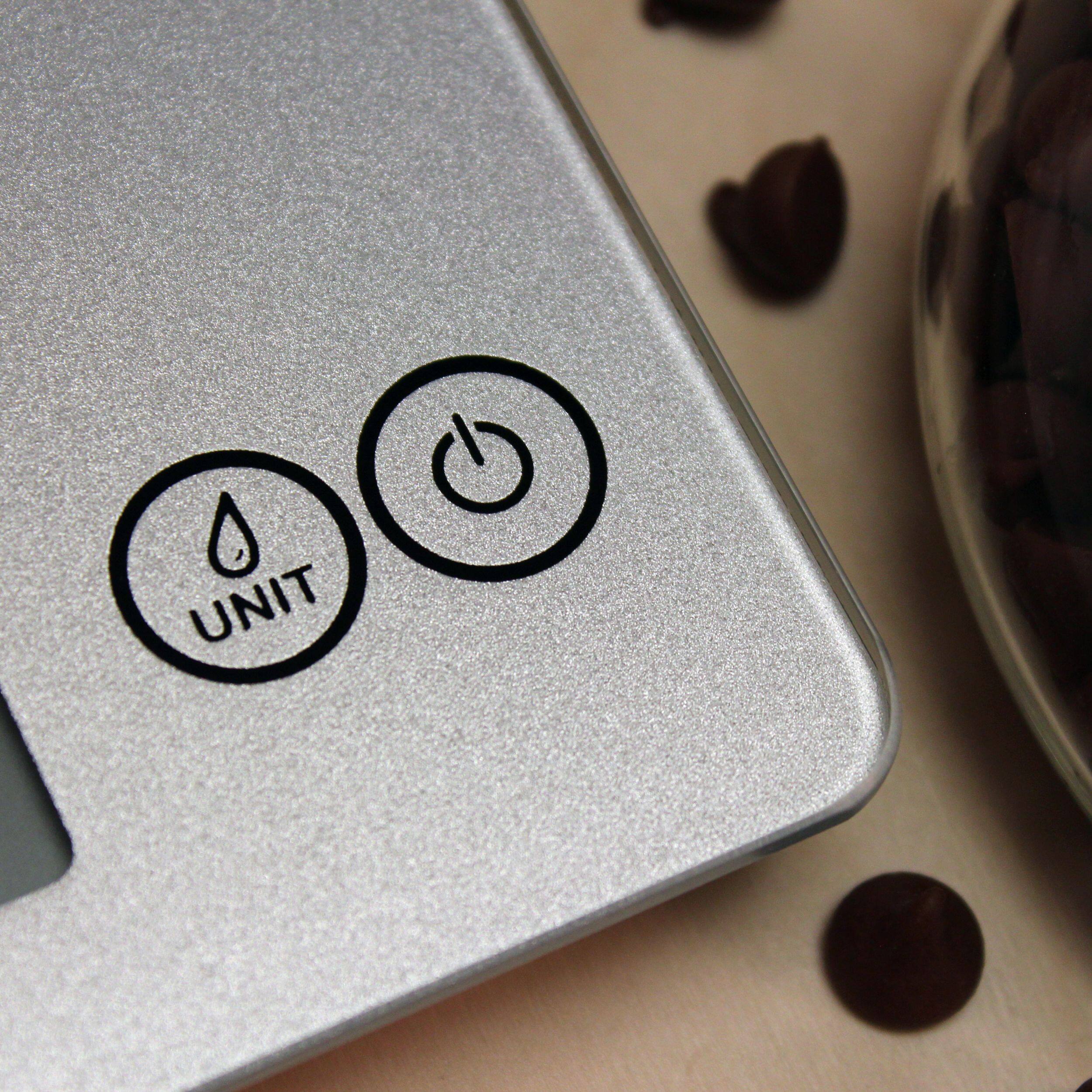 Alt View 2. Escali - Arti Glass Digital Scale - Shiny Silver - Shiny Silver.