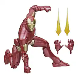 Hasbro - Marvel Legends 6 Inch Action Figure | Iron Man (Extremis) - Red