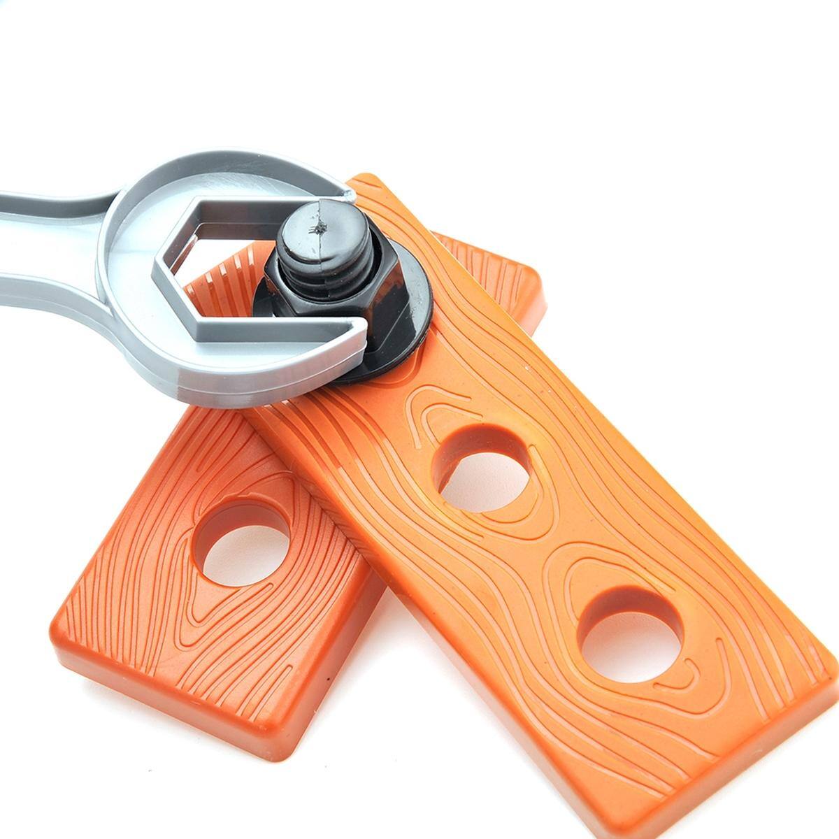 Alt View 2. JuzToys - Pretend Play for Toddlers 3-5, STEM 26pcs Tool Set Toy for Kids, Carpentry Tool Box Toys, Portable Engineering Kit - Multi.