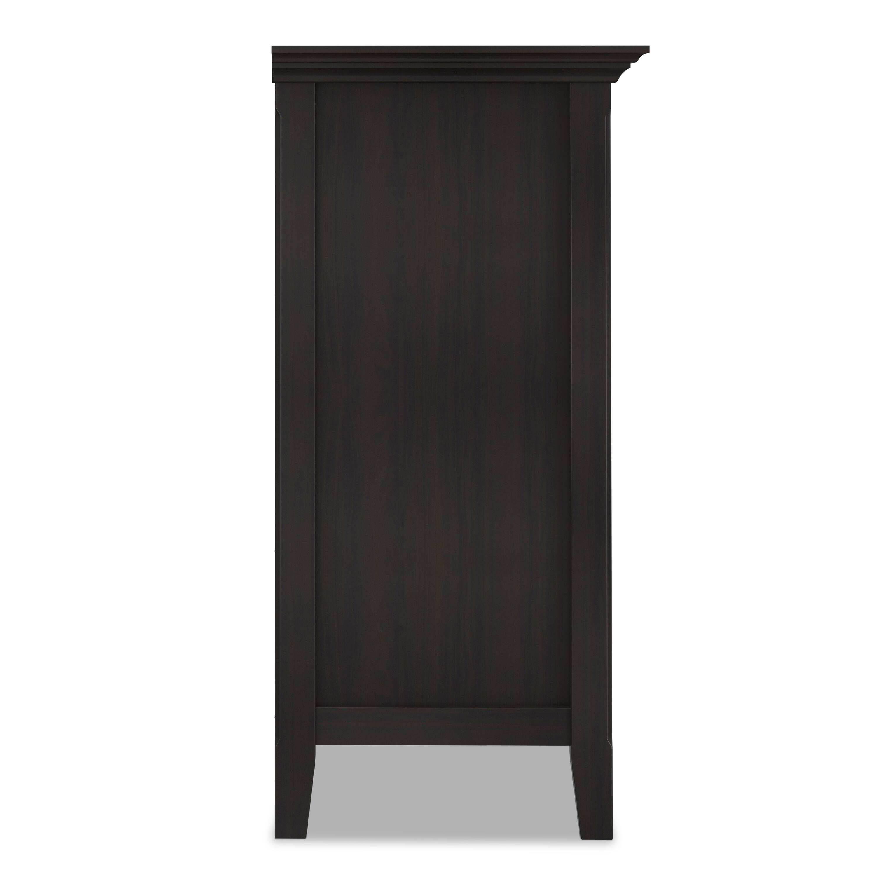 Alt View 2. Simpli Home - Simpli Home Amherst 37W Medium Storage Cabinet with 2 Doors - Hickory Brown.