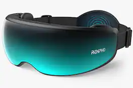 Renpho - Eye Massager with Mist Mode & 3 Level Temple Air Pressue Massage & Memory Function, Slidable Temple Massager - Green