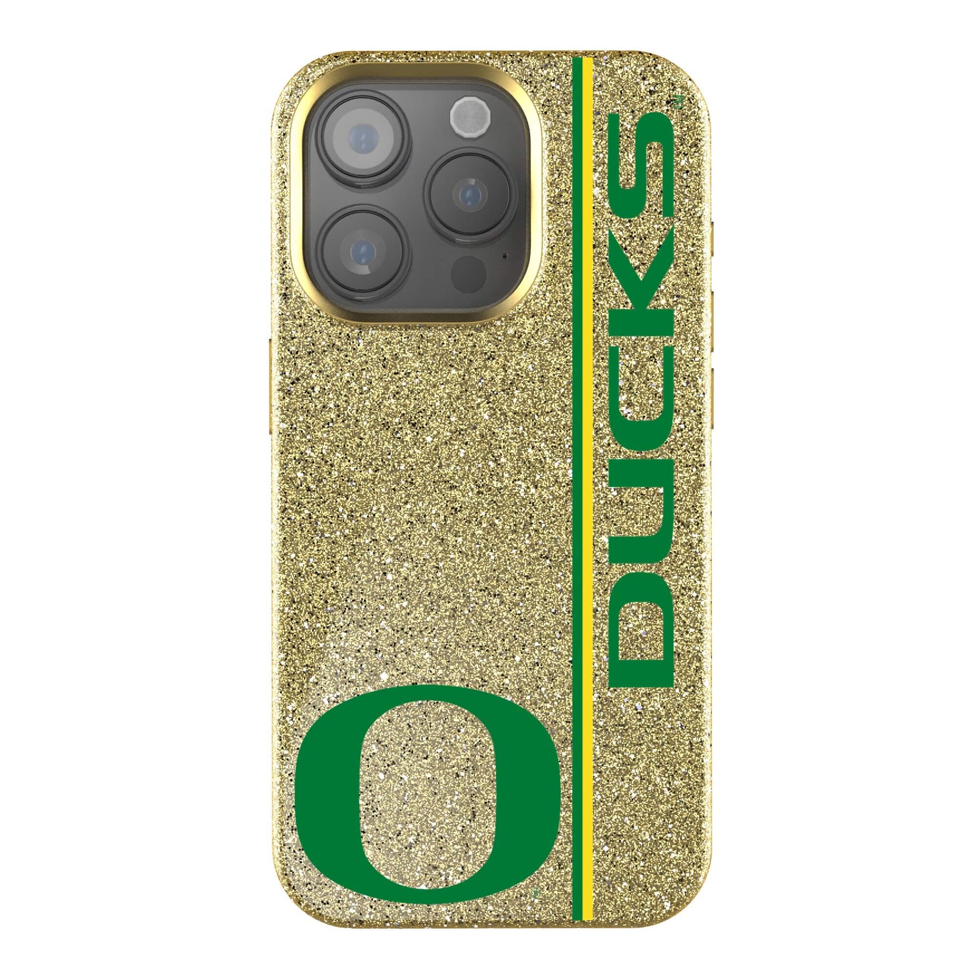 Photos - Case Oregon Keyscaper - NCAA -  Ducks iPhone Bling  - 15 - Gold 202264010 