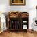 Alt View 8. Ecooso - Record Player Stand with Power Outlet, Turntable Table for Living Room Storage - Rustic Brown.