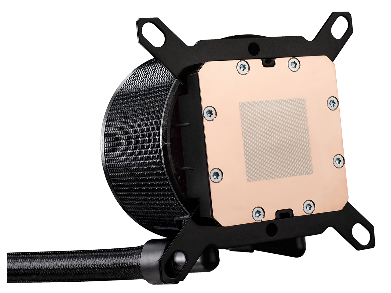 Alt View 5. ASUS - ASUS ROG RYUO III 240 ARGB AIO Cooler, 8th Gen Pump, Anime Matrix, ROG AF 12S Fan, LGA/AM4 Compatible - ARGB.