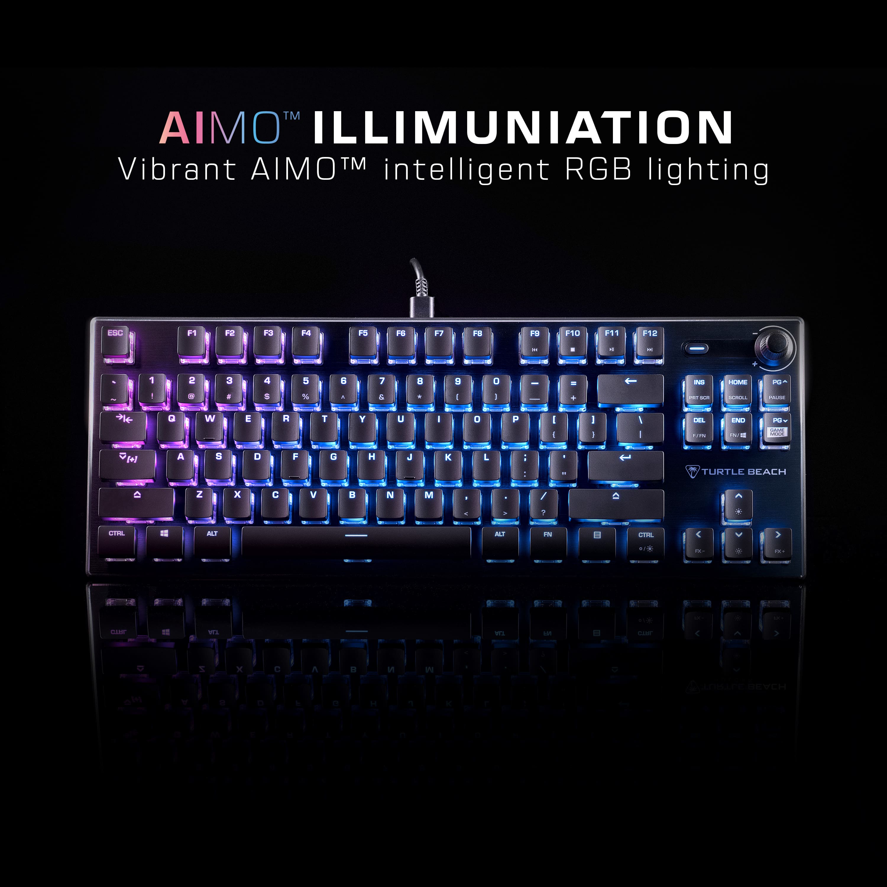 TM AIMO ILLUMINATION Vibrant AIMO TM RGB intelligent lighting ESC P1 F2 F3 M FS H 13 F9 F9 F10 F11 P12 . - - 1 a 3 4 5 a 1 a a C I - - - P - . a a N * & I - + - -. : - a W E R T Y U I U P I I - I EL : - a - i I A a O G H J K L : - - TURTLE BEACH aI Z x V N M - F Cdas A M in LITE d - .. d - W M - te x C A . A ee - a d a d d d d d d