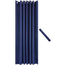 Sunnydaze - Outdoor Blackout Curtain Panel - 100 in x 84 in - Blue