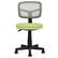 Front. Costway - Computer Mesh Armless Office Chair with Adjustable Swivel - Green.