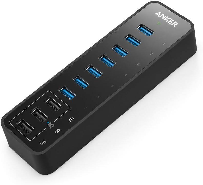 Front. Anker - Anker USB Hub, USB 3.0 Hub.