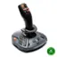 The image features a Thrustmaster controller, which is designed for the Xbox. The controller has a sleek design and is equipped with various buttons, including a directional pad, a trigger, and a joystick. The controller is placed on a table, ready for use.