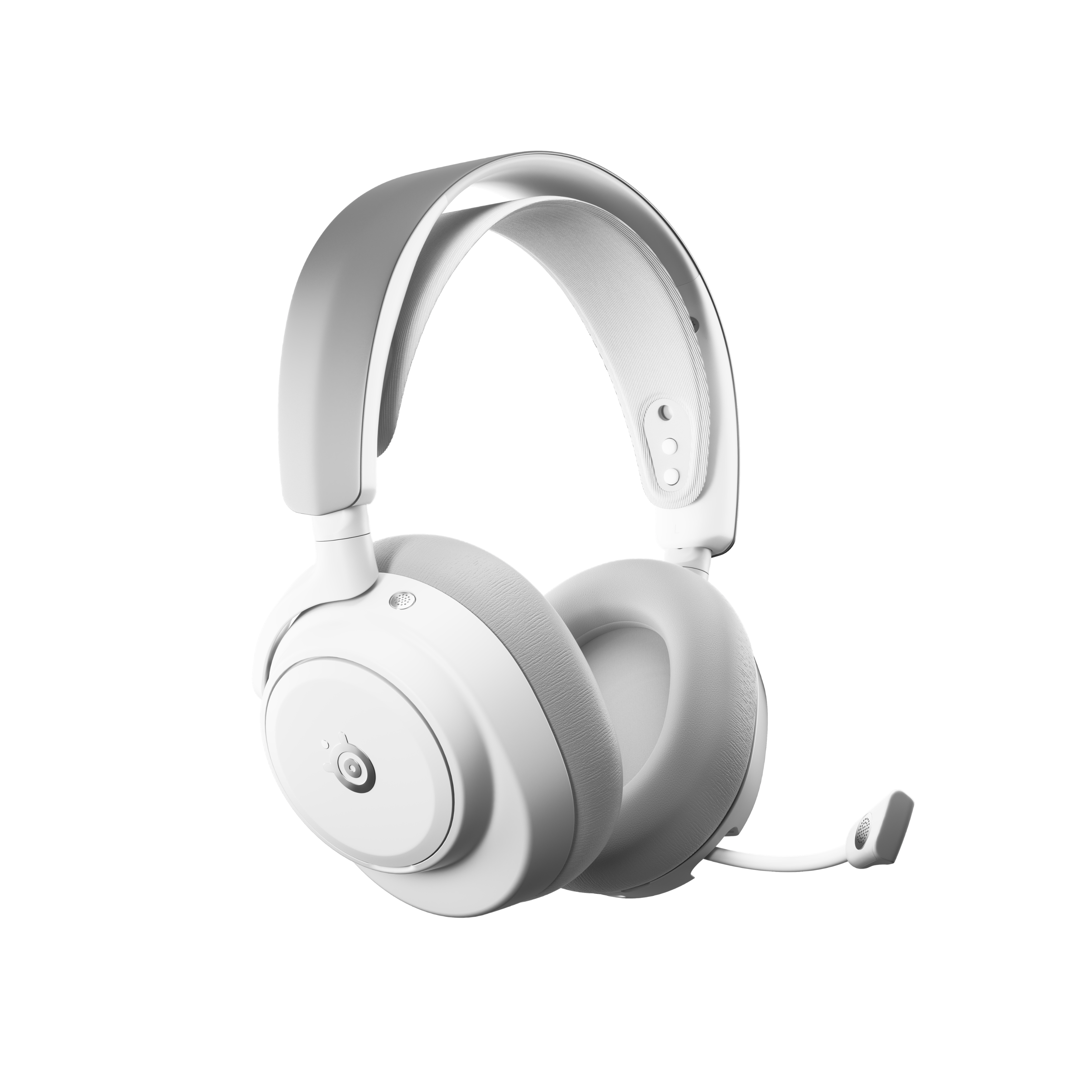 Alt View 14. SteelSeries - Arctis Nova Pro Omni 2.4 GHz Wireless Over-The-Ear Gaming Headset for PS5/PS4, Xbox One, Xbox X/S, Switch/Switch 2, PC - White.