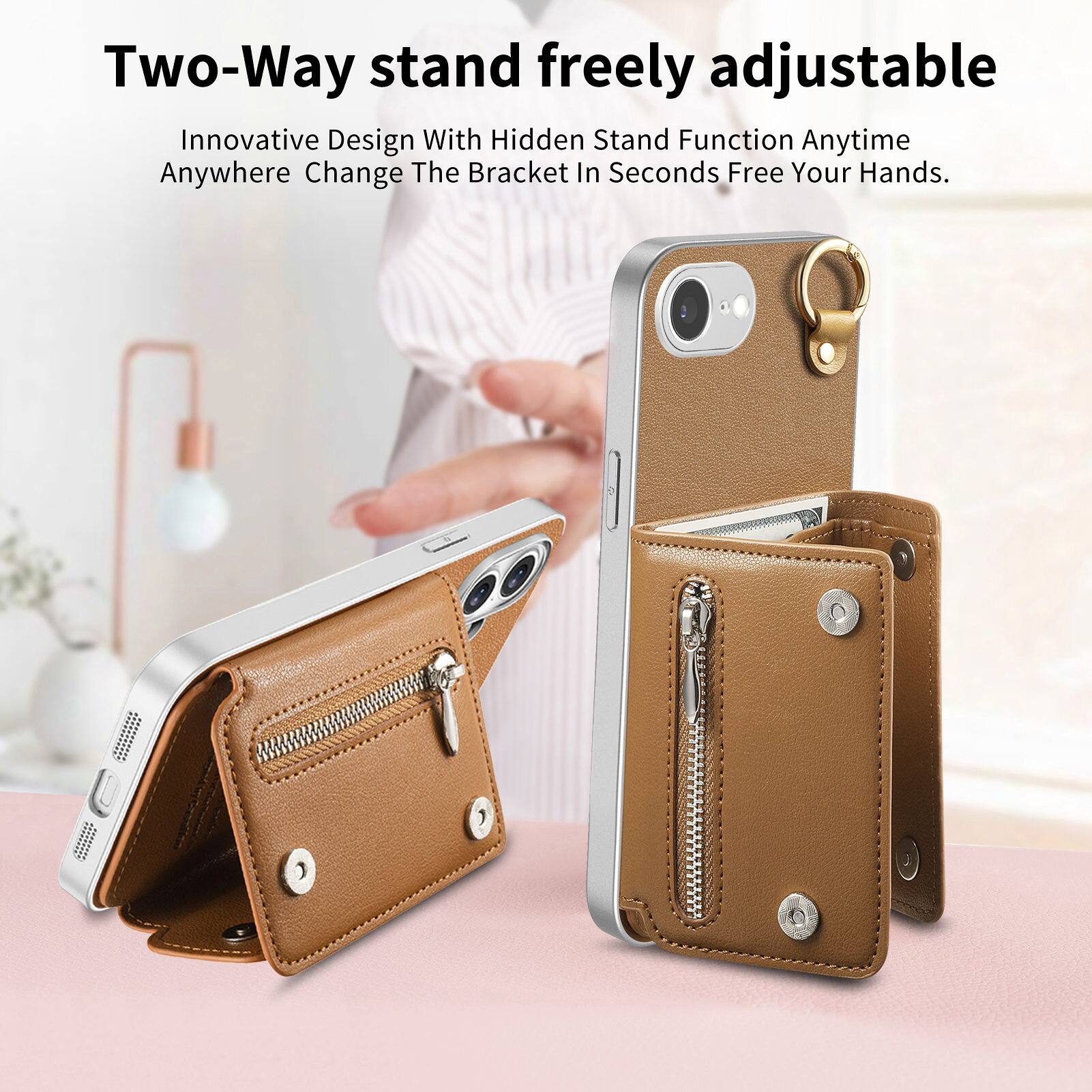 Two-Way stand freely adjustable  
Innovative Design With Hidden Stand Function Anytime Anywhere Change The Bracket In Seconds Free Your Hands.