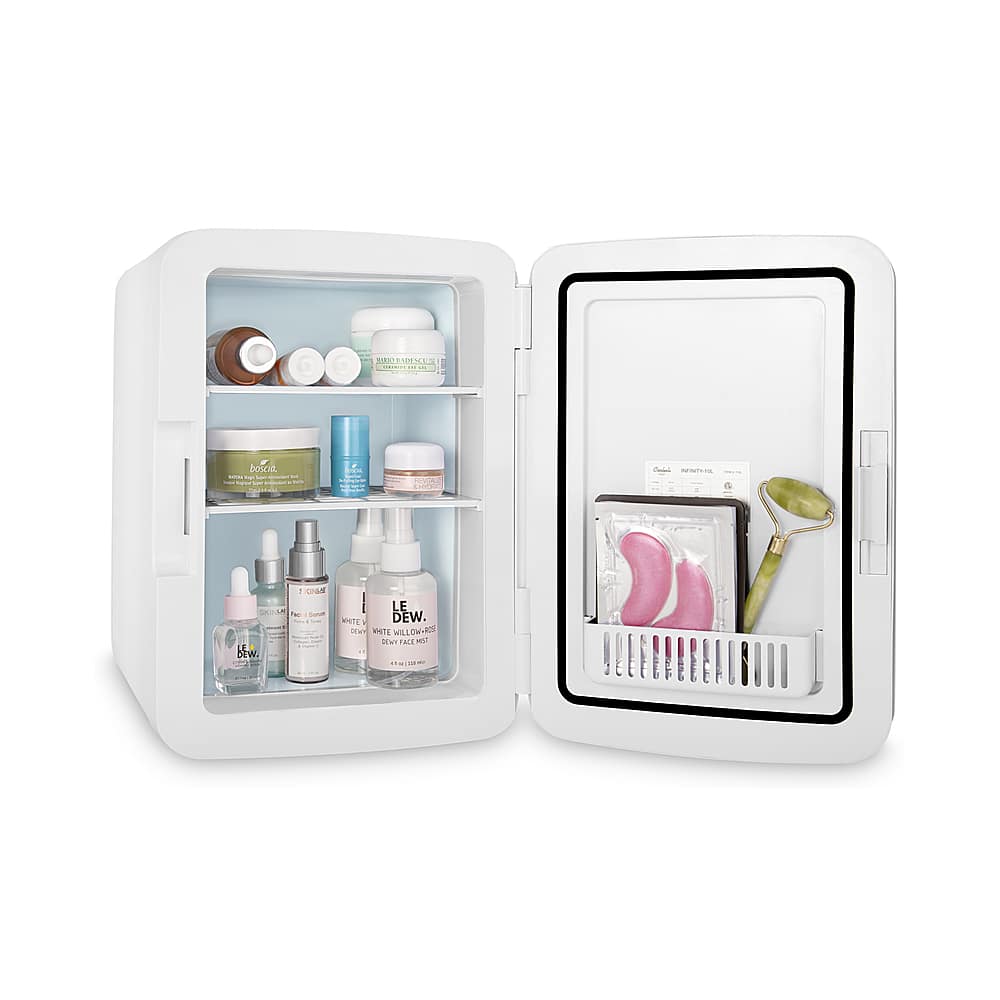 Alt View Zoom 11. Cooluli - Infinity 0.4 Cu. Ft. Mini Fridge - White.