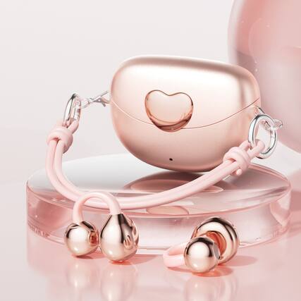 Front. YONWAY - Love Handbag Wireless Bluetooth Earbuds, 24H Long Battery Life, IPX7 Waterproof, Call Noise Reduction, Ear-Clip Earbuds.