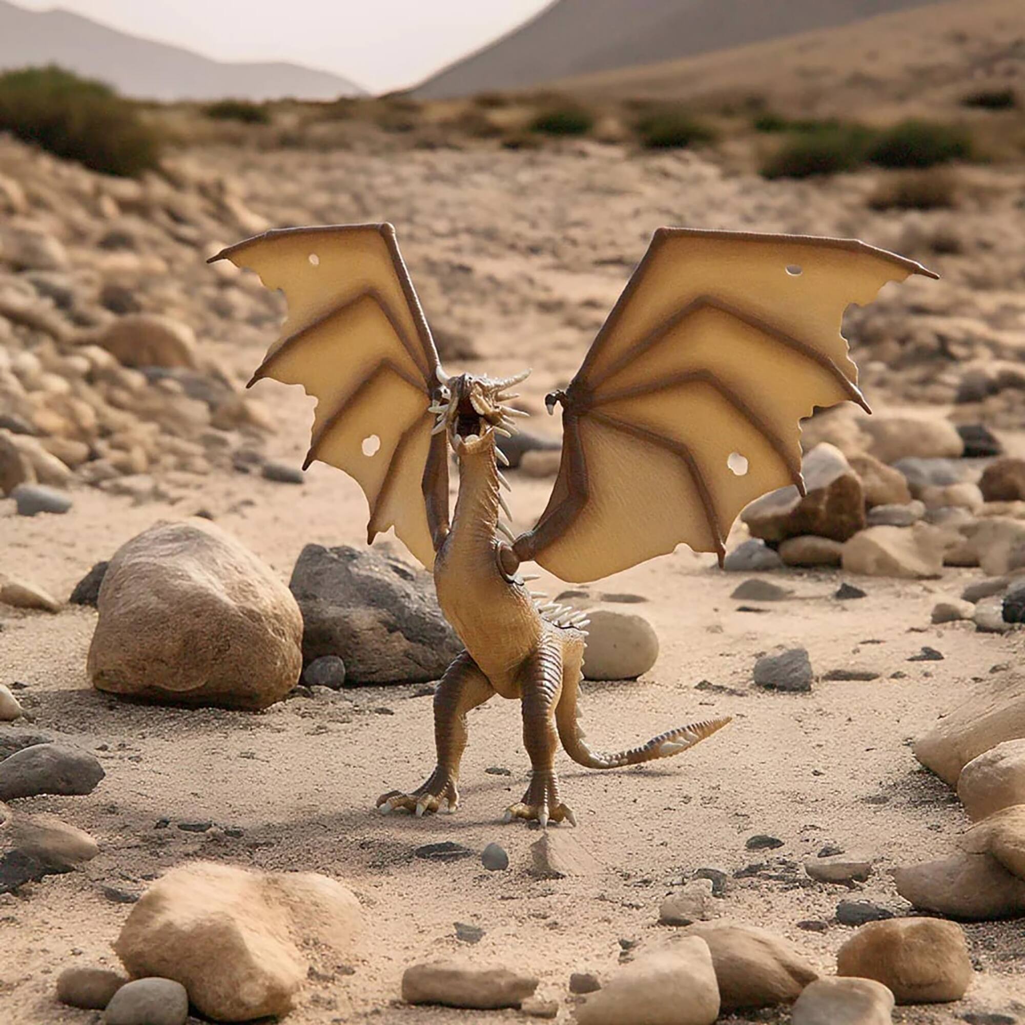 Left. Schleich - Wizarding World: Hungarian Horntail.