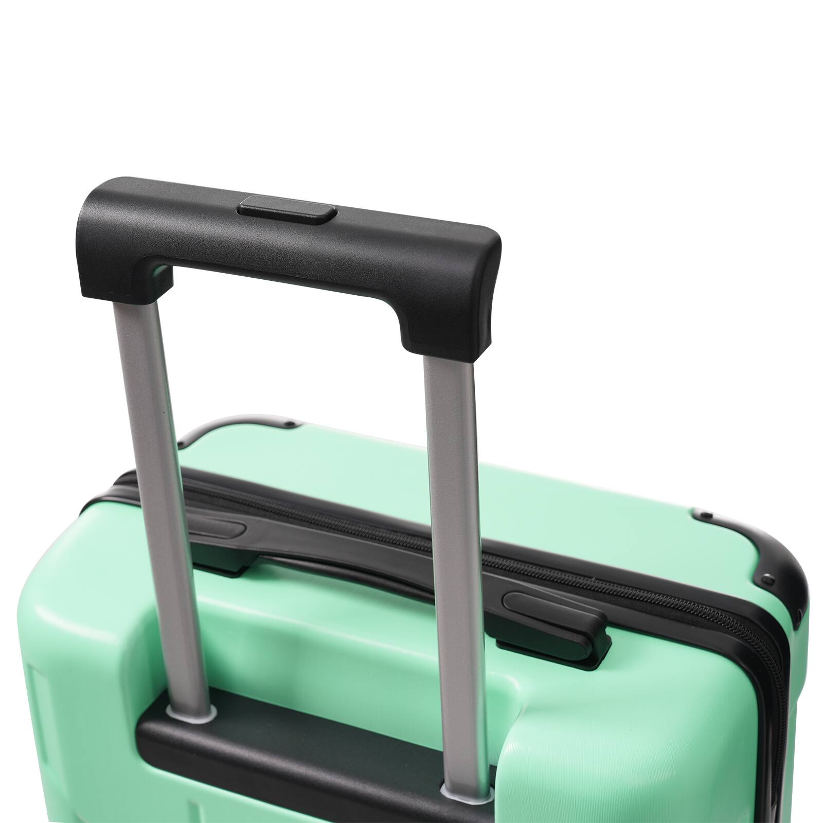 Alt View 6. Loheer - Loheer 20 Inch Hardshell Carry On Luggage Lightweight ABS Suitcase with TSA Lock and Spinner Wheels Creamy Green - Creamy Green.