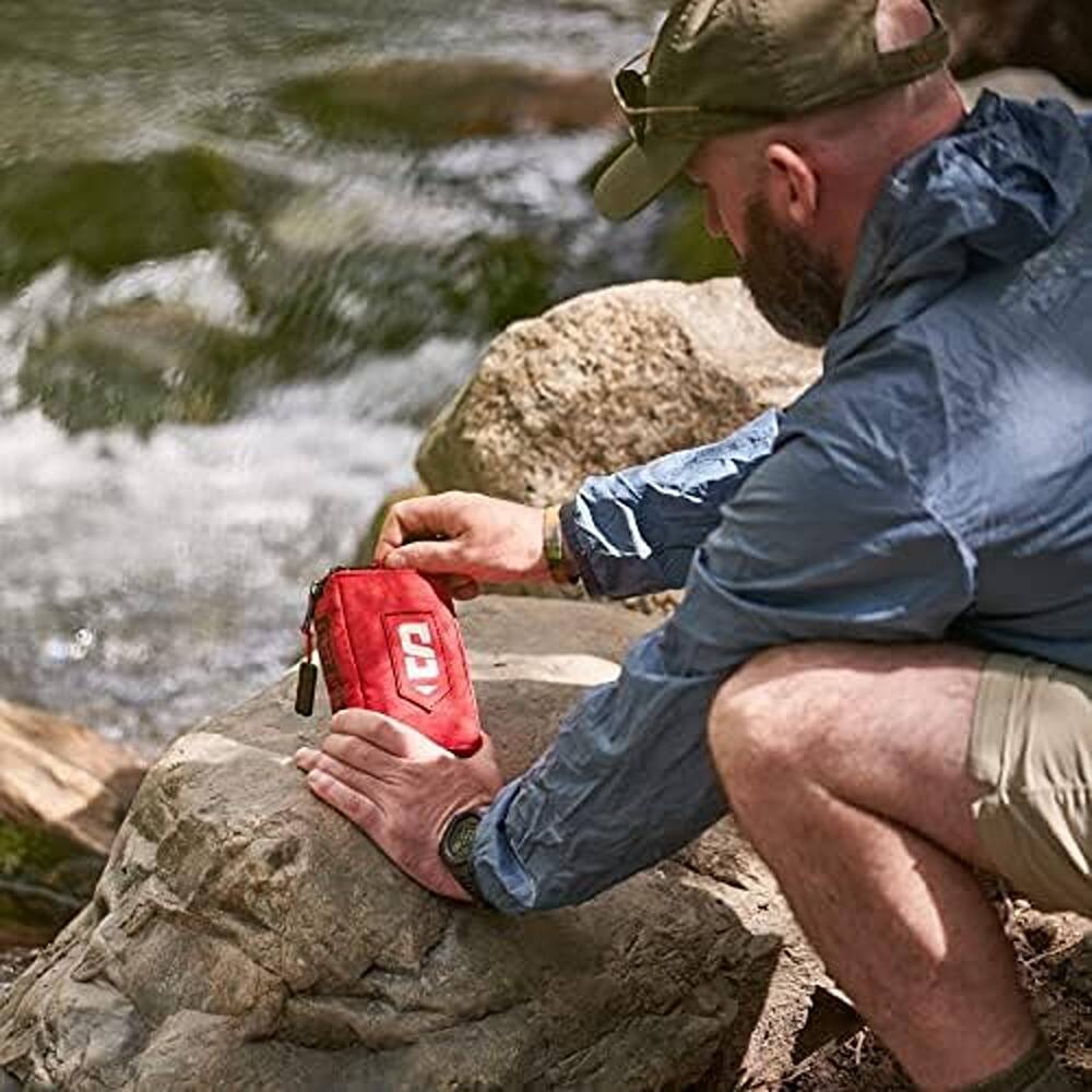 Alt View 2. PARKER SLATER - Surviveware 51-Pc Premium Survival First Aid Kit for Travel & Outdoor - red.