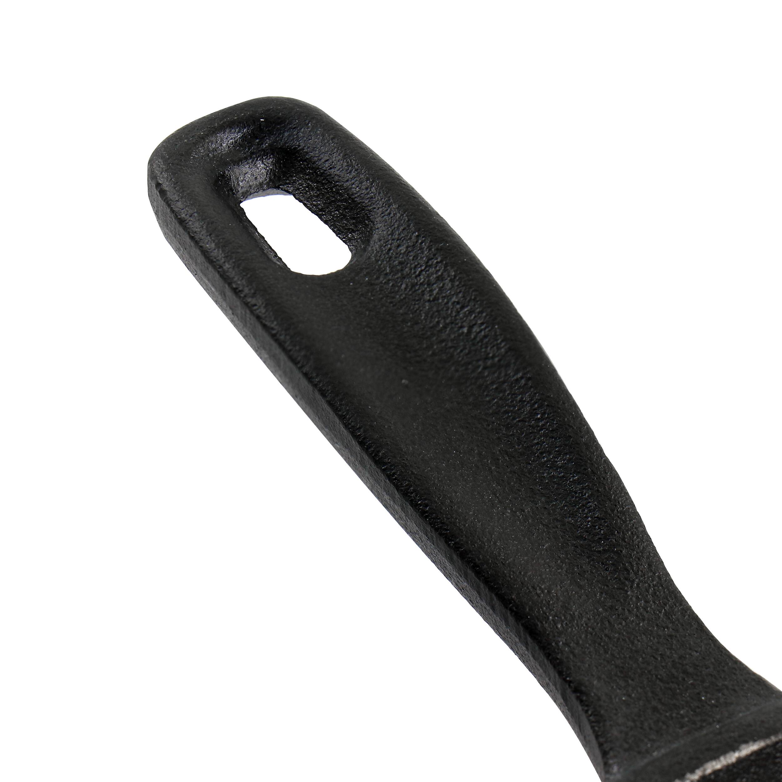 Alt View 3. Oster - Oster Castaway 3 Piece Cast Iron Pre-Seasoned Frying Pans - Black.