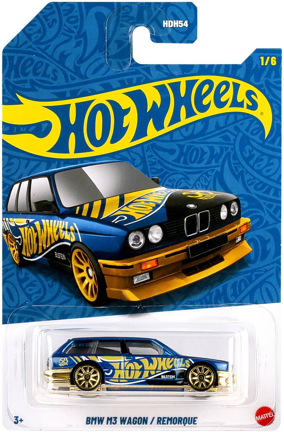 ST2 ROZ HDH54 C 1/6 Heels HotWheels BILSTEIN 3+ BMW M3 WAGON / REMORQUE MATTEL
