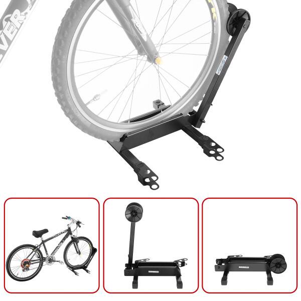 Alt View 5. RAD Cycle - Foldable Garage Bike Floor Stand - Black.