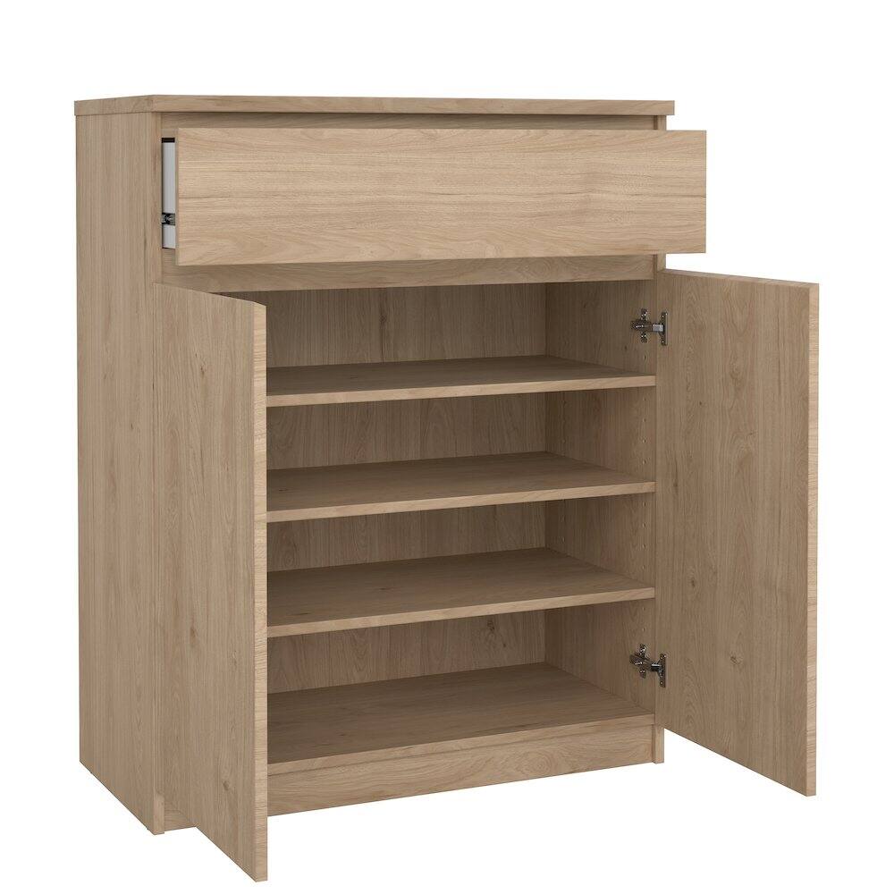 Back. Tvilum - Scottsdale 1 Drawer, 2 Door Sideboard, Jackson Hickory - Brown.