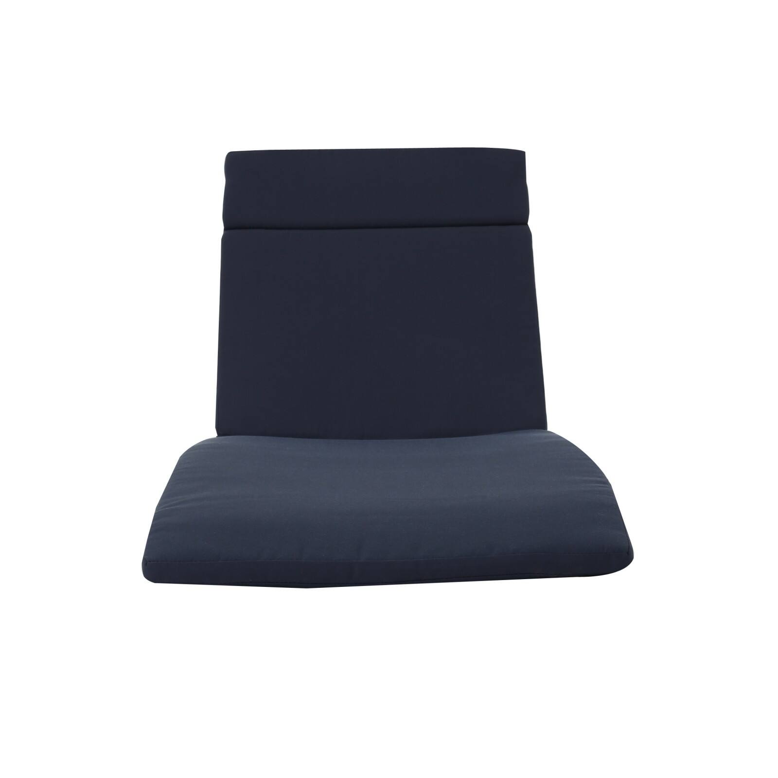 Alt View 5. Ecooso - 2PCS Outdoor Chaise Lounge Cushion，Water-Resistant，100% Polyester Fabric, No Assembly Required(Without Chaise Lounge) - Navy Blue.