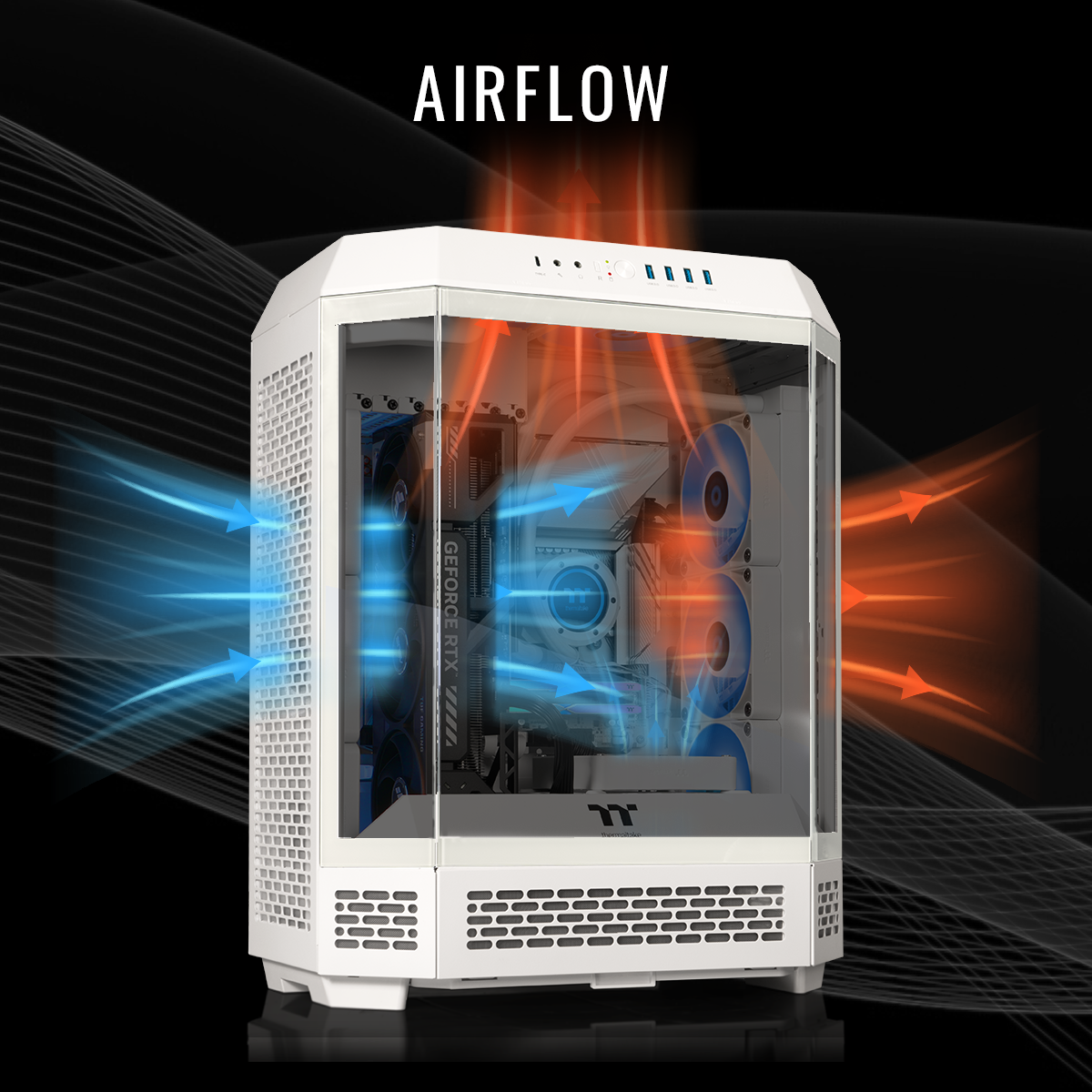 【美品】Thermaltake tower 100  White Thermaltake Tower 100 Snow Edition - LanOC Reviews